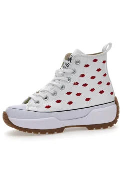 Sneakers Mid-Cut Kaya Mid Fly Bianche-BRITISH KNIGHTS New