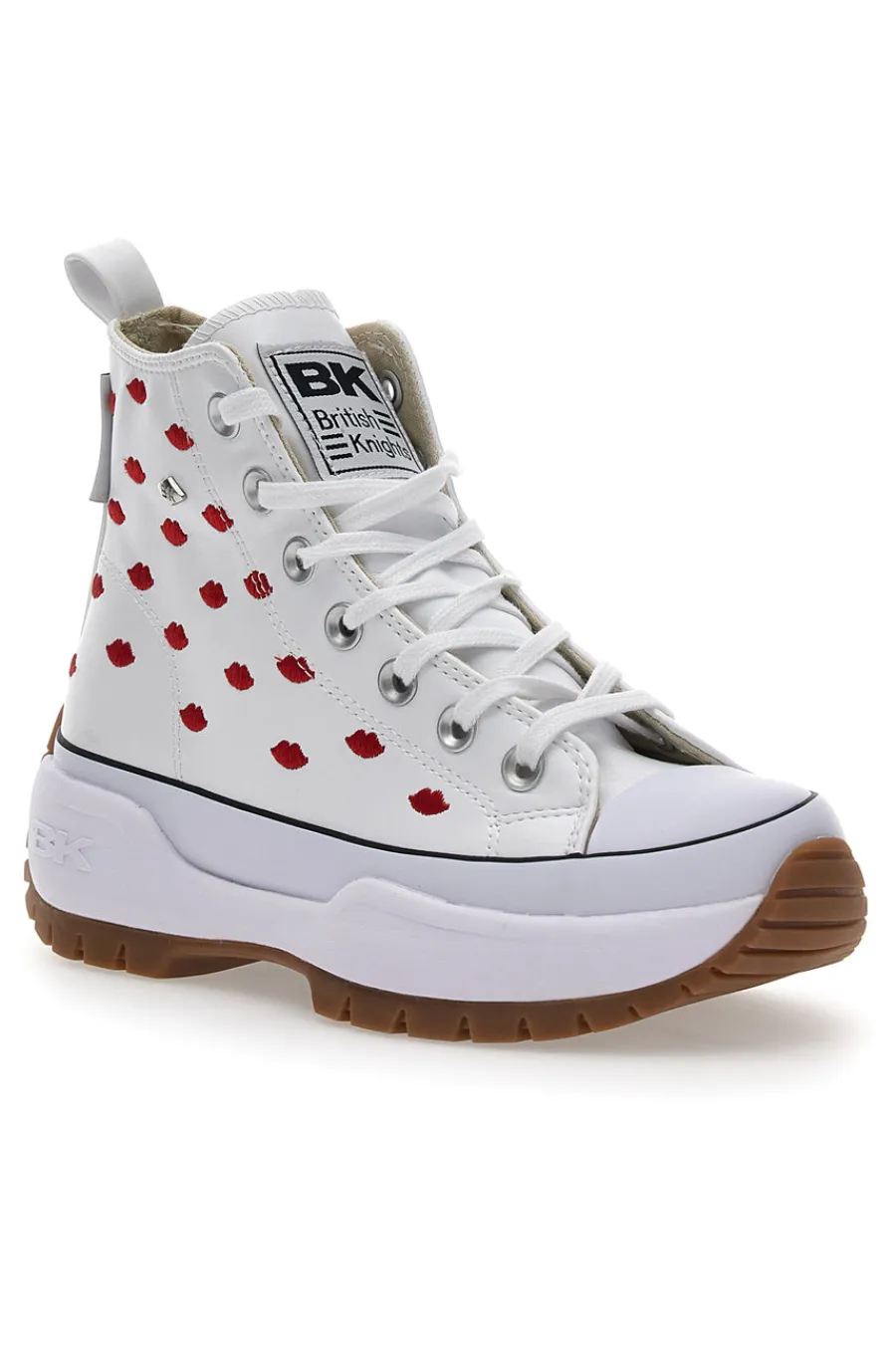 Sneakers Mid-Cut Kaya Mid Fly Bianche-BRITISH KNIGHTS New