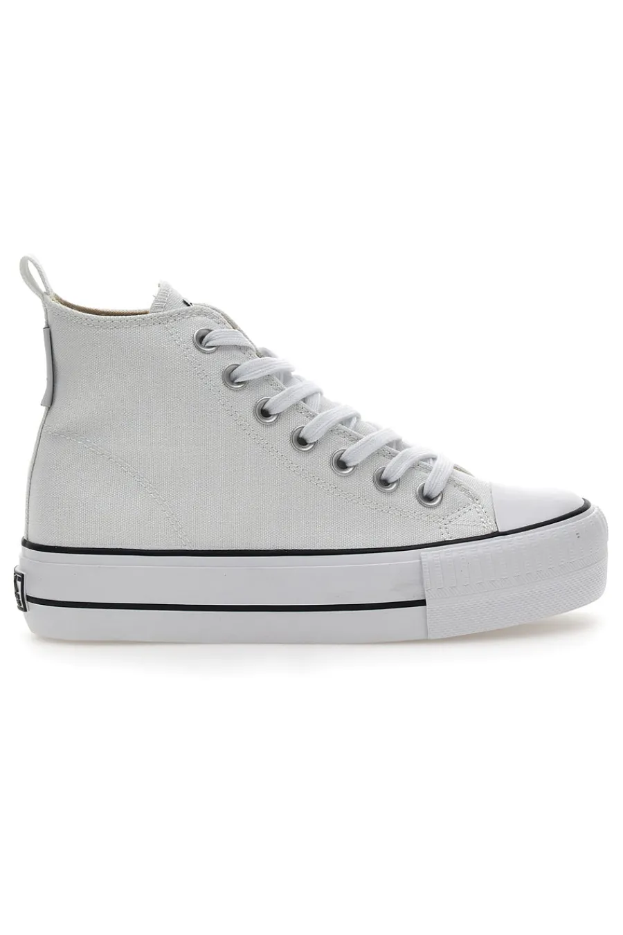 Sneakers Mid-Cut Kaya Platform Bianche-BRITISH KNIGHTS