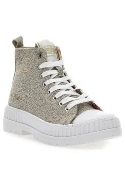 Sneakers Mid Cut Linen-COTTON BELT Outlet