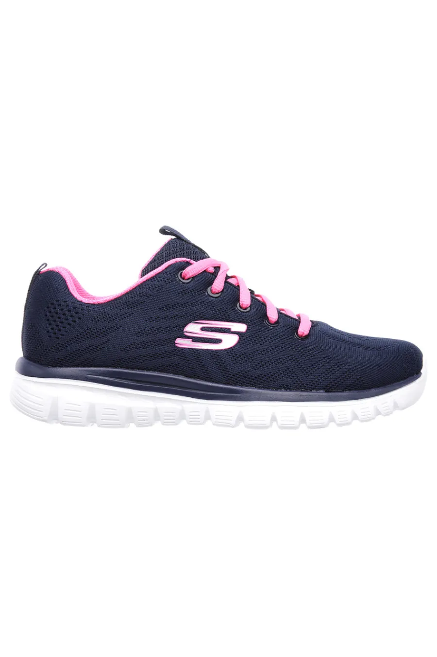 Sneakers Navy Con Pianta Larga Graceful Get Connected-SKECHERS Clearance