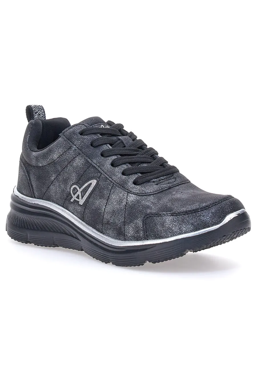 Sneakers nere con dettagli argento e suola comfort AU32W504-AUSTRALIAN New