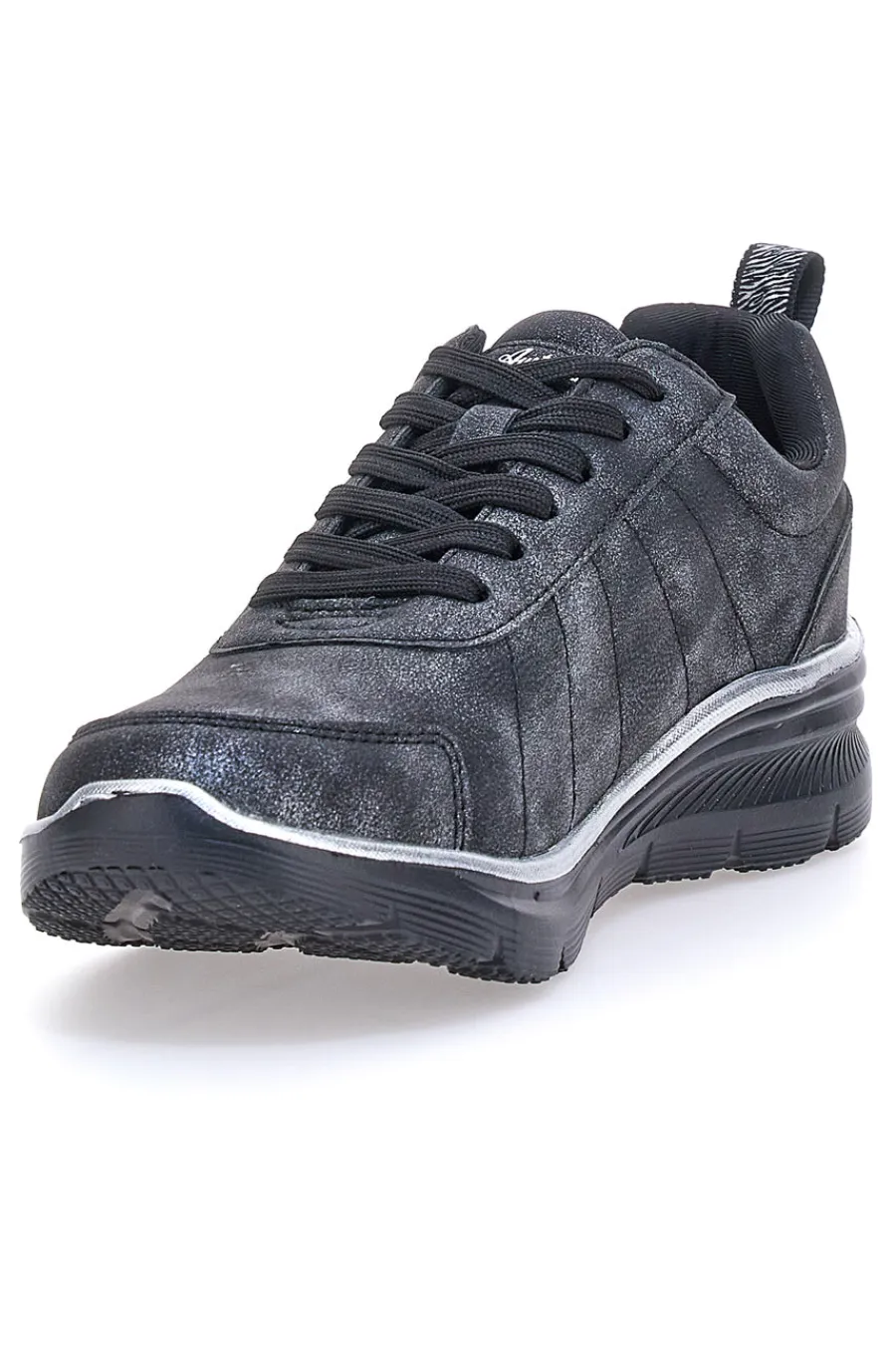 Sneakers nere con dettagli argento e suola comfort AU32W504-AUSTRALIAN New