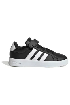 Sneakers nere con dettagli bianchi e chiusura a strappo Adidas Grand Court 3.0 El C