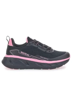 Sneakers nere con dettagli rosa RO51038D-ROUTE 66 Outlet