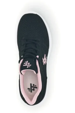 Sneakers nere con dettagli rosa in mesh 155BK070903-2T2L Online