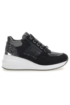 Sneakers nere con glitter e zip laterale 51751C1120-MARIELLA BURANI Clearance