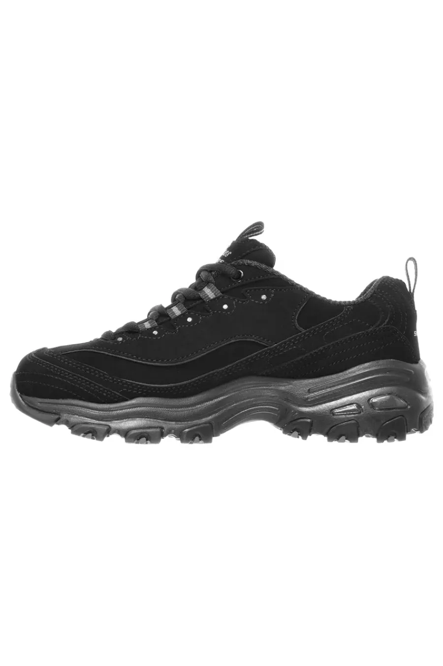 Sneakers nere con inserti in pelle e Memory Foam D'Lites Play On-SKECHERS Outlet