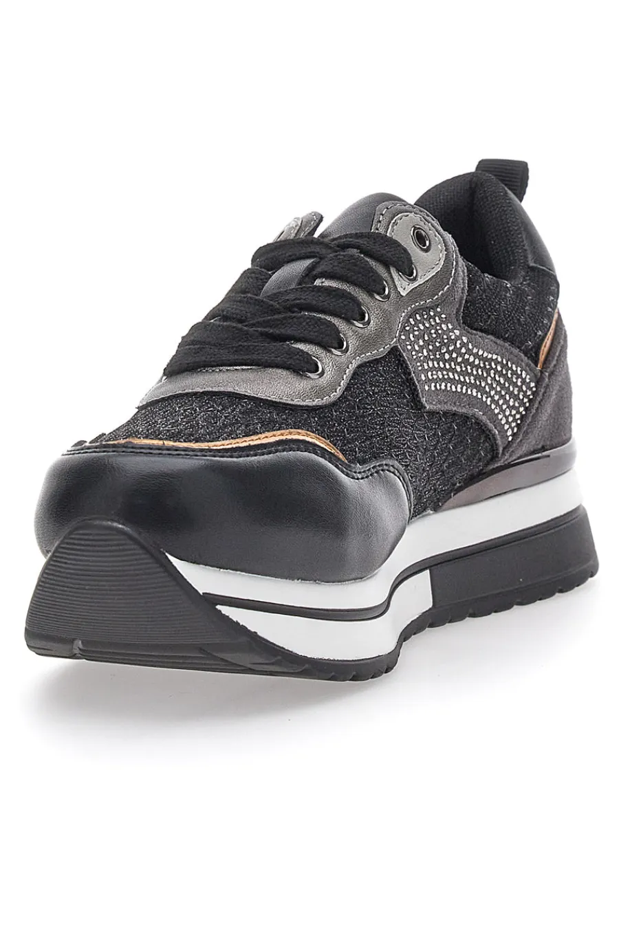 Sneakers Nere Con Platform 23011-MISS PAPPALEA Discount