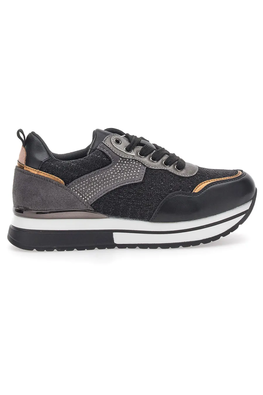Sneakers Nere Con Platform 23011-MISS PAPPALEA Discount