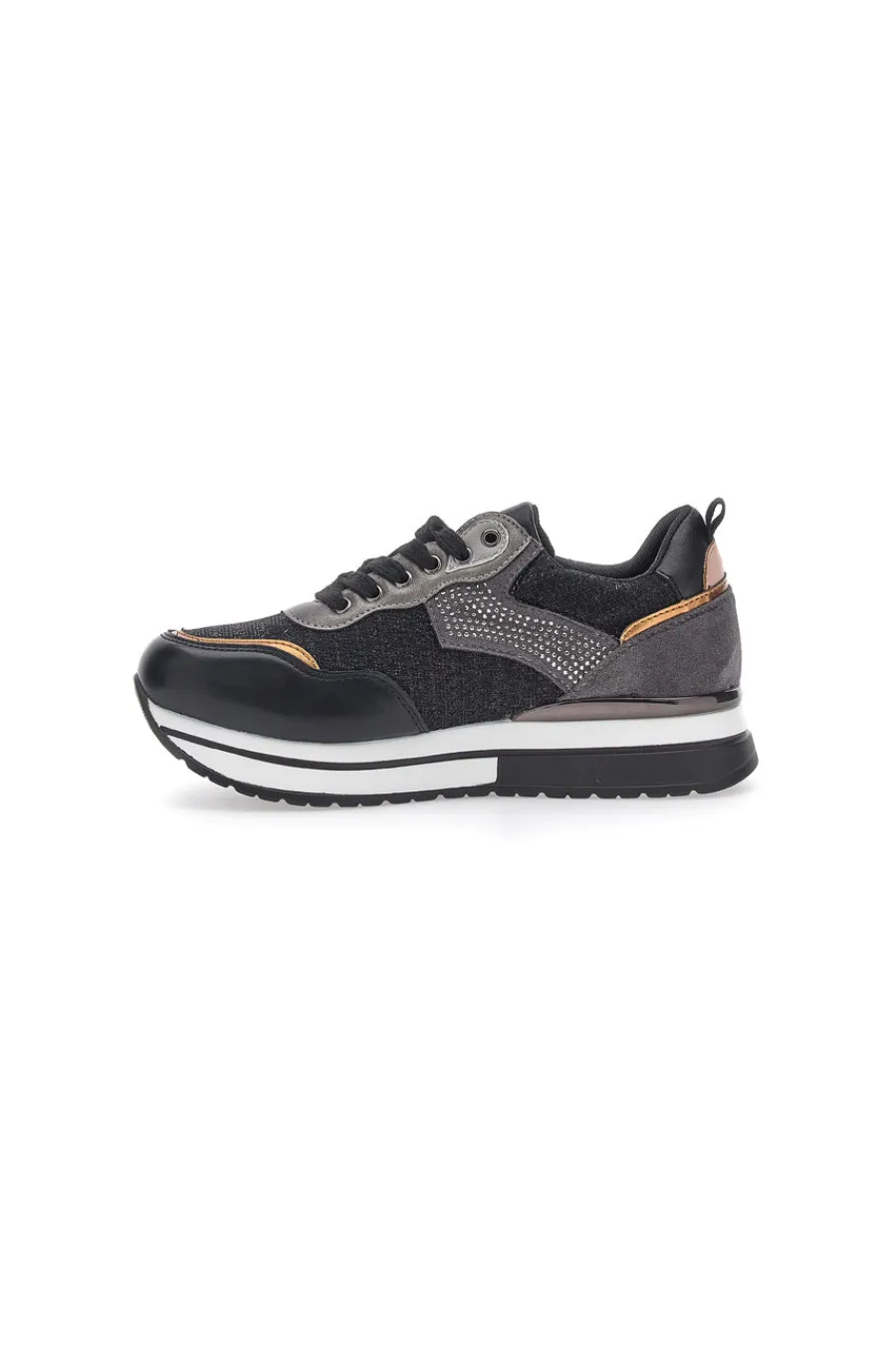 Sneakers Nere Con Platform 23011-MISS PAPPALEA Discount