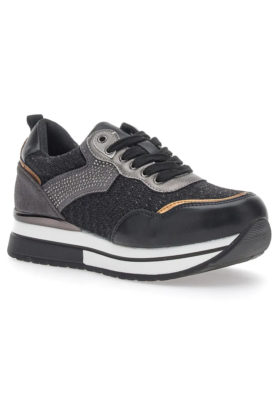 Sneakers Nere Con Platform 23011-MISS PAPPALEA Discount