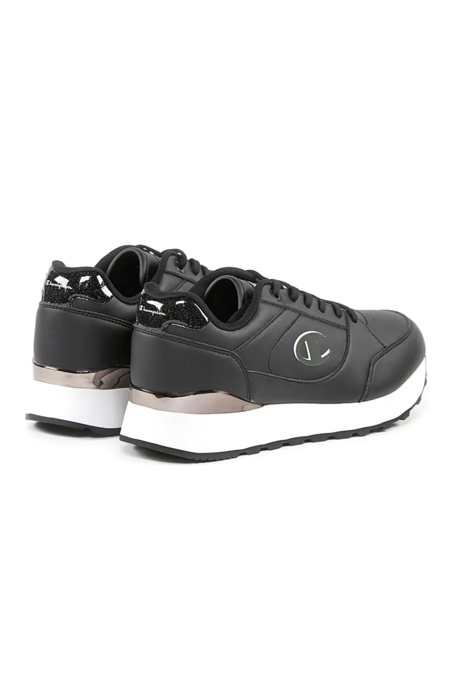 Sneakers Nere con Suola Bianca RR CHAMPII PLAR ELEMENT LOW-CHAMPION