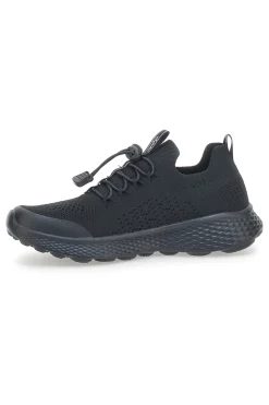 Sneakers Nere con Tomaia in Mesh e Chiusura Elastica AU25W107-AUSTRALIAN Hot