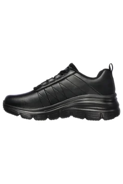 Sneakers Nere con Tomaia in Pelle Fashion Fit - Effortless-SKECHERS Sale
