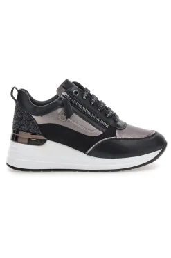 Sneakers nere con zip e dettagli glitter L97619516-LAURA BIAGIOTTI Clearance