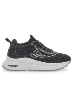 Sneakers Nere da Donna 7552-FREDDY Discount