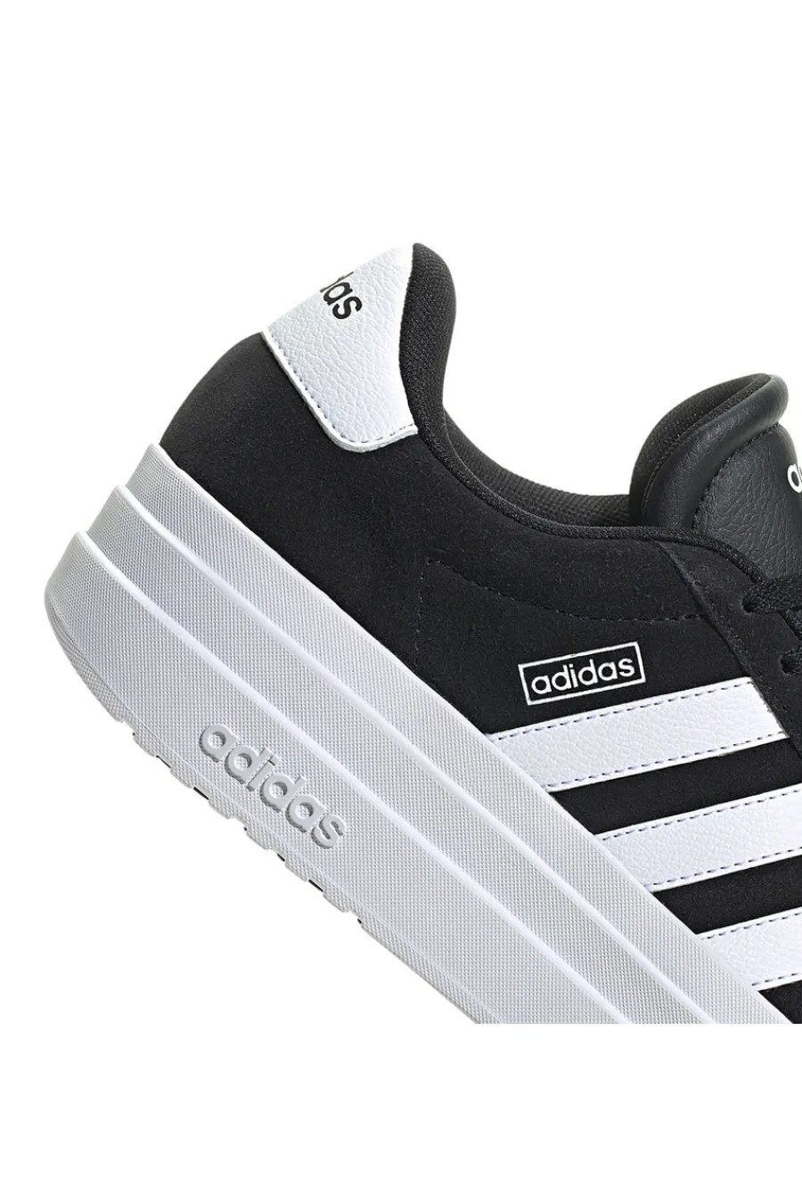 Sneakers Nere e Bianche Con Flatform VL Court Bold-ADIDAS Best