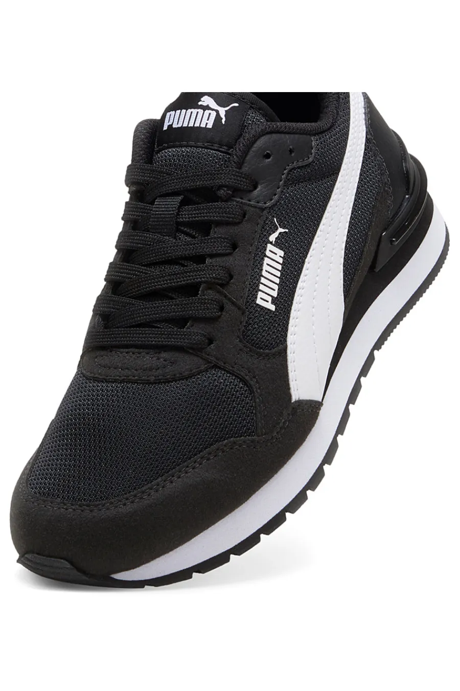 Sneakers nere e bianche in mesh ST Runner v4 Mesh Jr-PUMA Sale