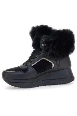 Sneakers nere imbottite con pelliccia sintetica 9257-LAURA BIAGIOTTI Sale
