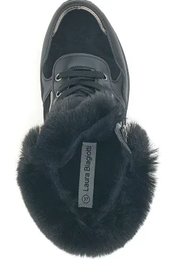 Sneakers nere imbottite con pelliccia sintetica 9257-LAURA BIAGIOTTI Sale