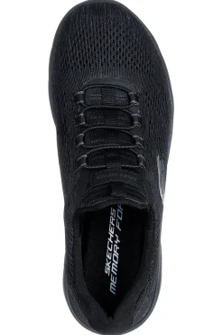 Sneakers nere in mesh con Memory Foam Summits Fun Flare-SKECHERS