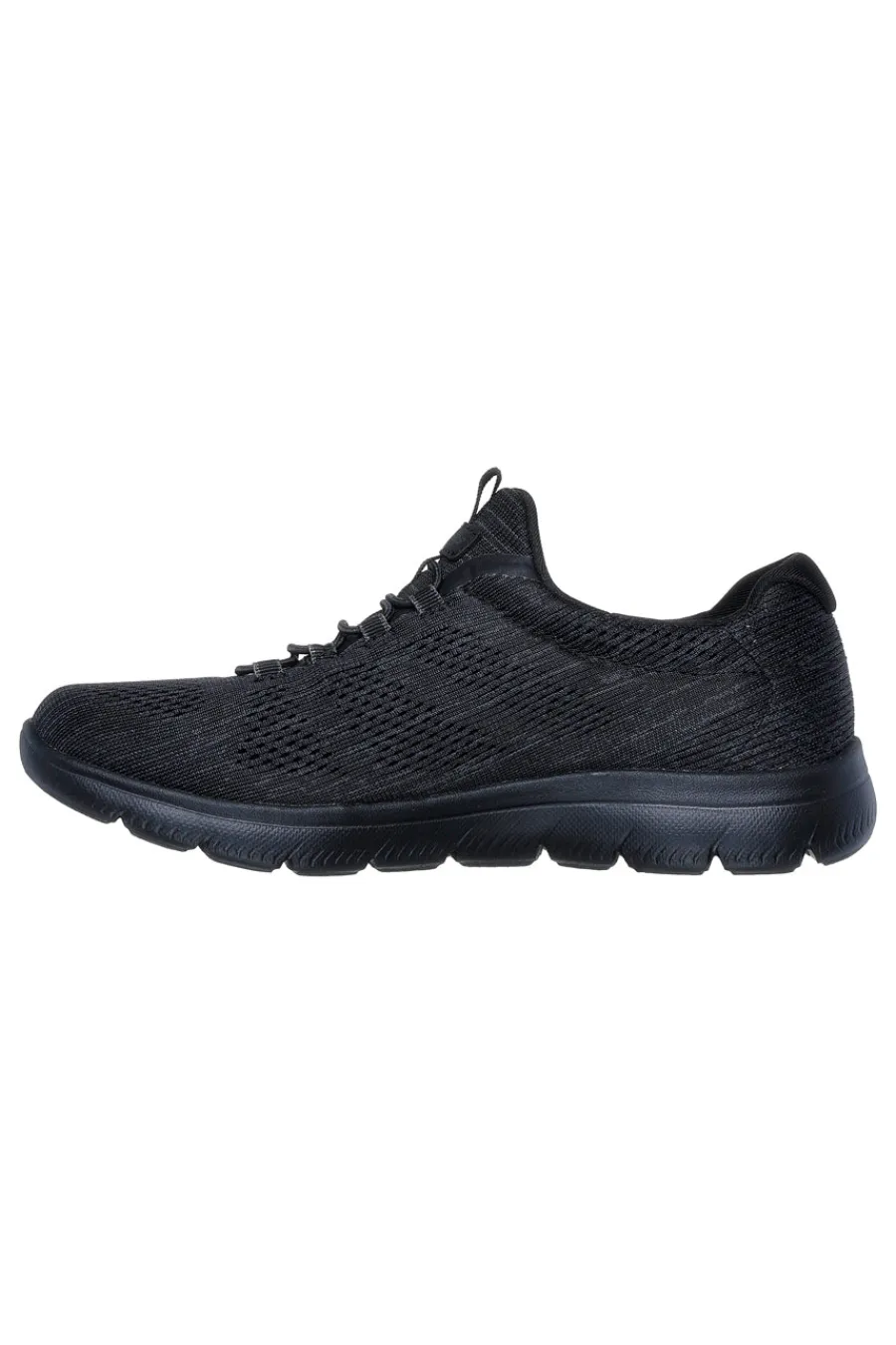 Sneakers nere in mesh con Memory Foam Summits Fun Flare-SKECHERS