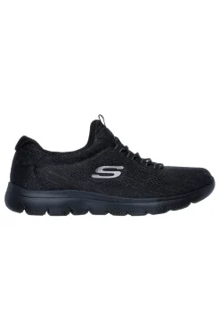 Sneakers nere in mesh con Memory Foam Summits Fun Flare-SKECHERS