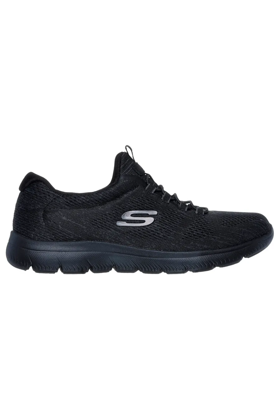 Sneakers nere in mesh con Memory Foam Summits Fun Flare-SKECHERS