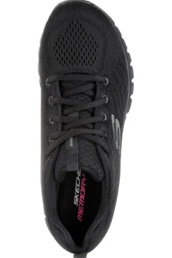Sneakers nere in mesh con Memory Foam Graceful Get Connected-SKECHERS New