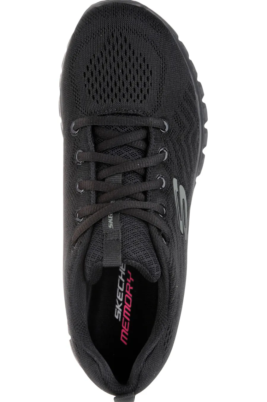 Sneakers nere in mesh con Memory Foam Graceful Get Connected-SKECHERS New