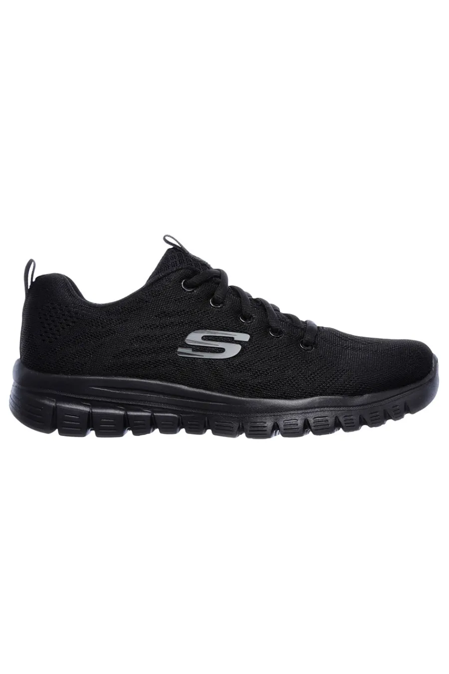 Sneakers nere in mesh con Memory Foam Graceful Get Connected-SKECHERS New