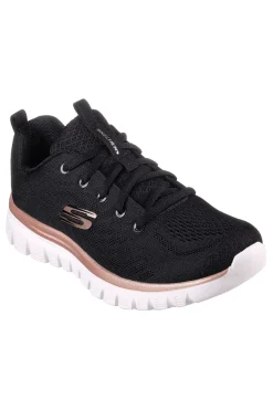 Sneakers nere in mesh con Memory Foam Graceful Get Connected R-Sport-SKECHERS New
