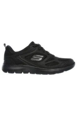 Sneakers nere in pelle e mesh con soletta memory foam Summits Suited-SKECHERS Sale