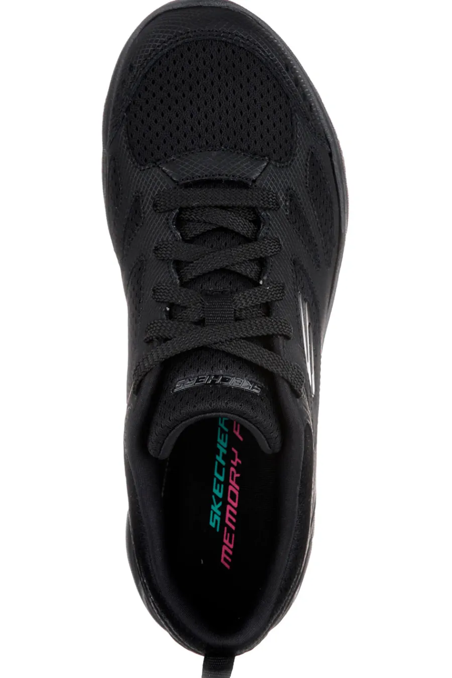 Sneakers nere in pelle e mesh con soletta memory foam Summits Suited-SKECHERS Sale