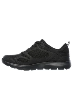 Sneakers nere in pelle e mesh con soletta memory foam Summits Suited-SKECHERS Sale