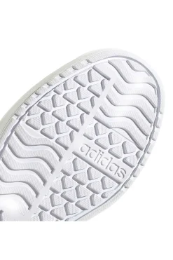 Sneakers nere in suede platform con strisce bianche VL Court Bold J-ADIDAS