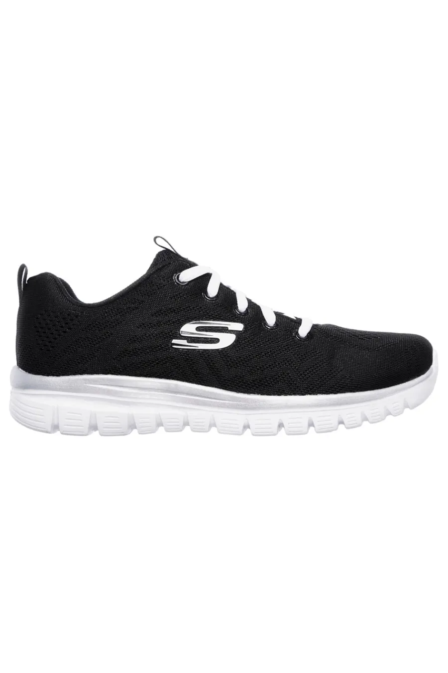 Sneakers bianco Memory Foam Graceful Get Connected-SKECHERS Sale