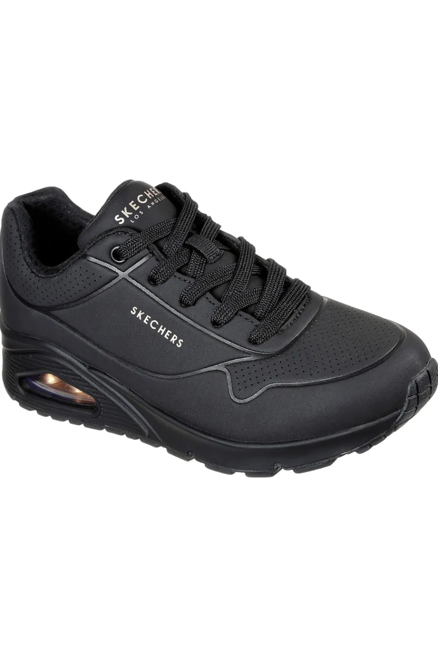 Sneakers Nero Con Air-Cooled Memory Foam Skech-Air Uno Stand on Air-SKECHERS