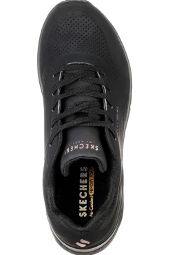Sneakers Nero Con Air-Cooled Memory Foam Skech-Air Uno Stand on Air-SKECHERS