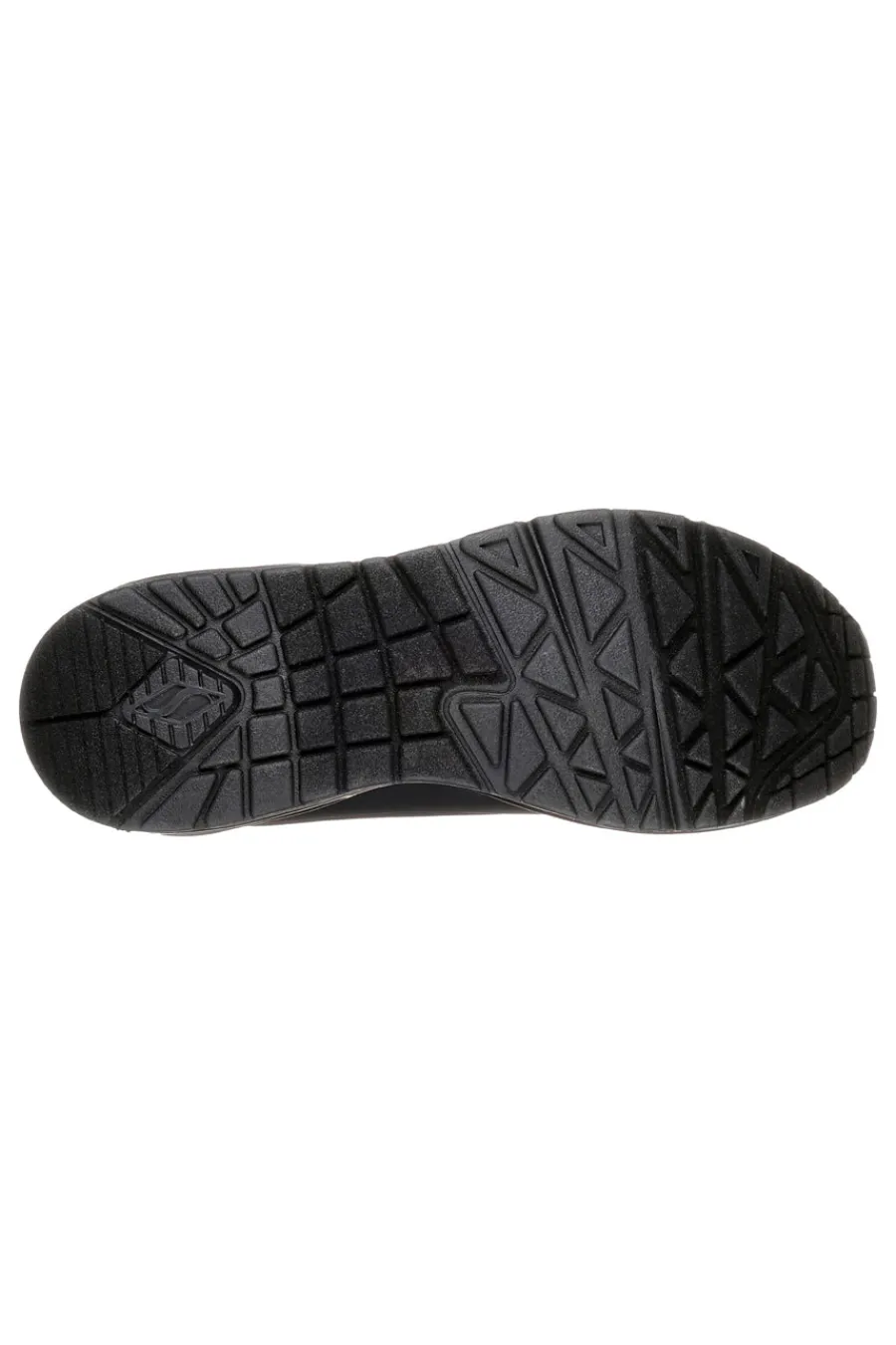 Sneakers nero con suola ammortizzata Uno Stand On Air-SKECHERS New