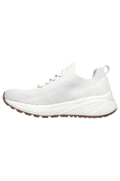 Sneakers off white in mesh slip on con memory foam Bobs Sparrow 2.0 Allegiance Crew-SKECHERS Best