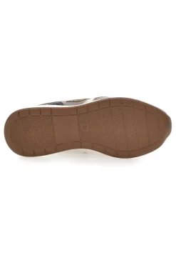 Sneakers oro e bronzo con logo glitter L97609515-LAURA BIAGIOTTI