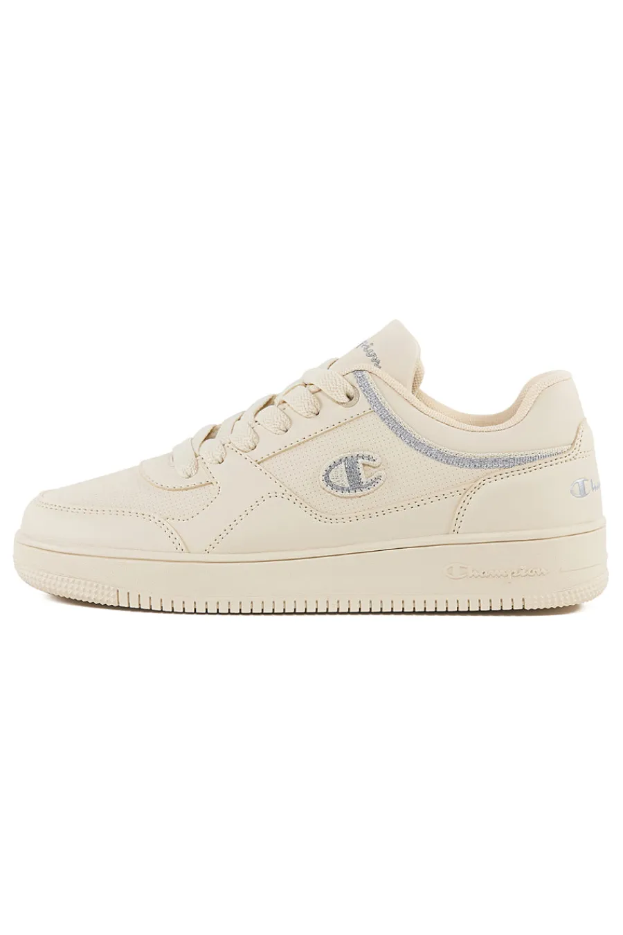 Sneakers Panna con Dettagli Argento RD18 LOW-CHAMPION Clearance