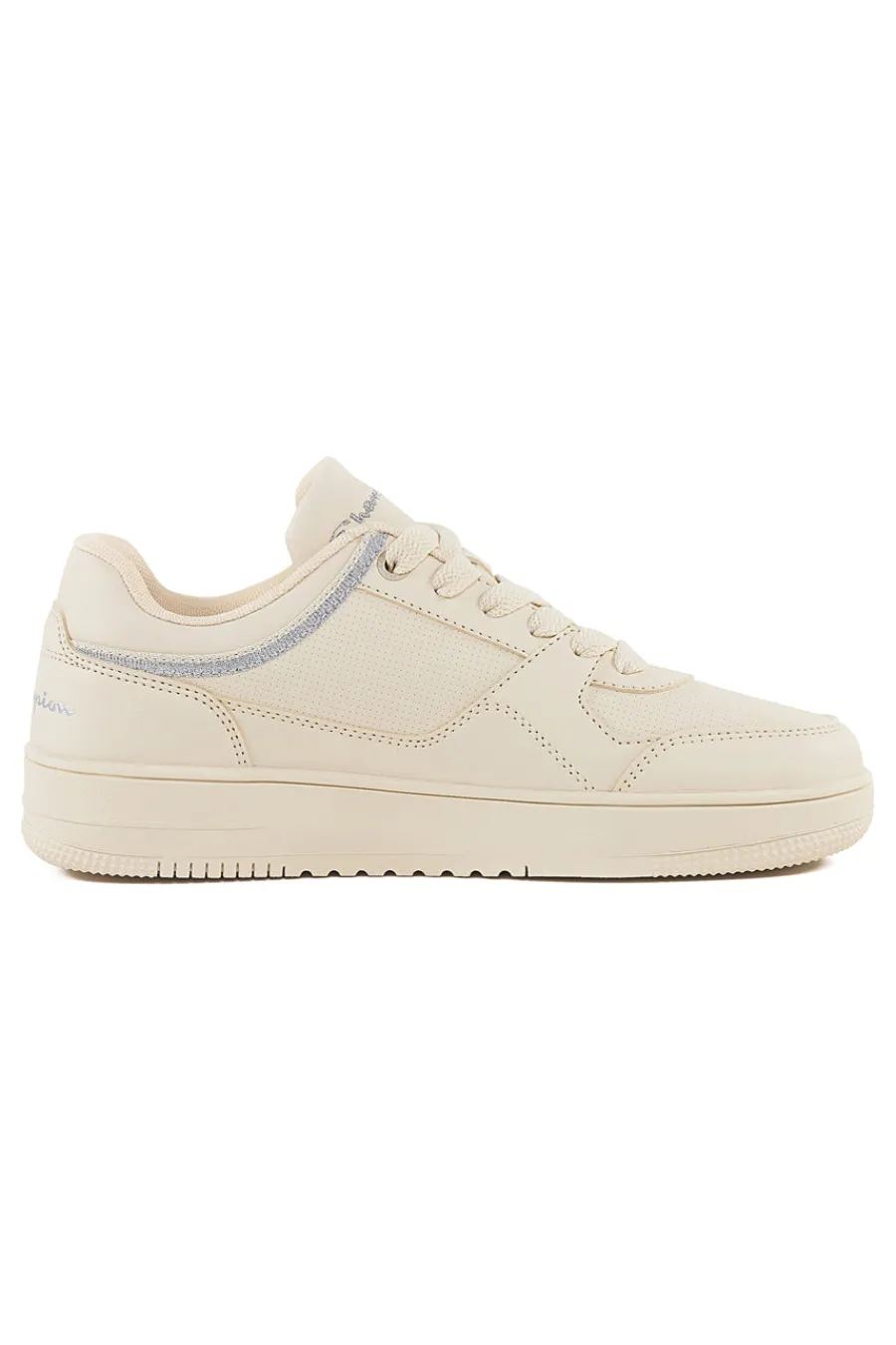 Sneakers Panna con Dettagli Argento RD18 LOW-CHAMPION Clearance