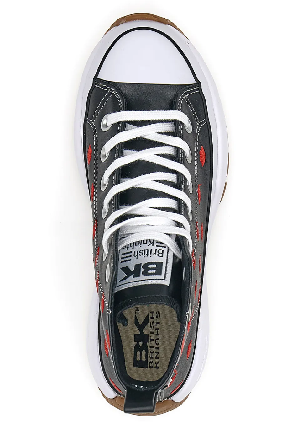 Sneakers Platform Kaya Mid Fly Nero-BRITISH KNIGHTS Best