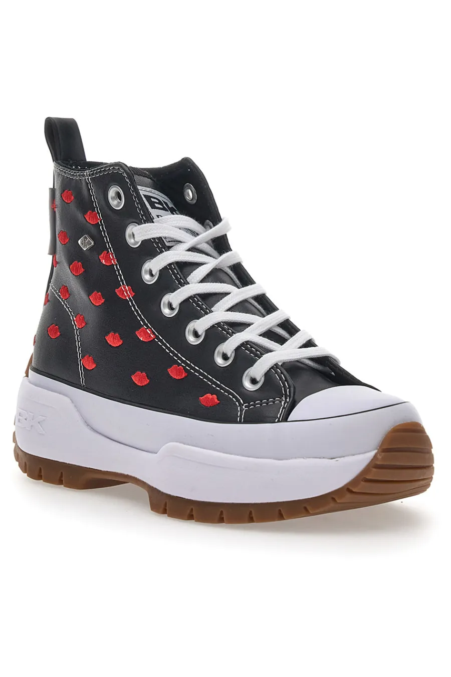 Sneakers Platform Kaya Mid Fly Nero-BRITISH KNIGHTS Best
