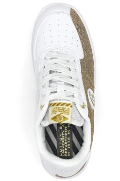 Sneakers Platform Bipolar Glitter oro-COTTON BELT Hot