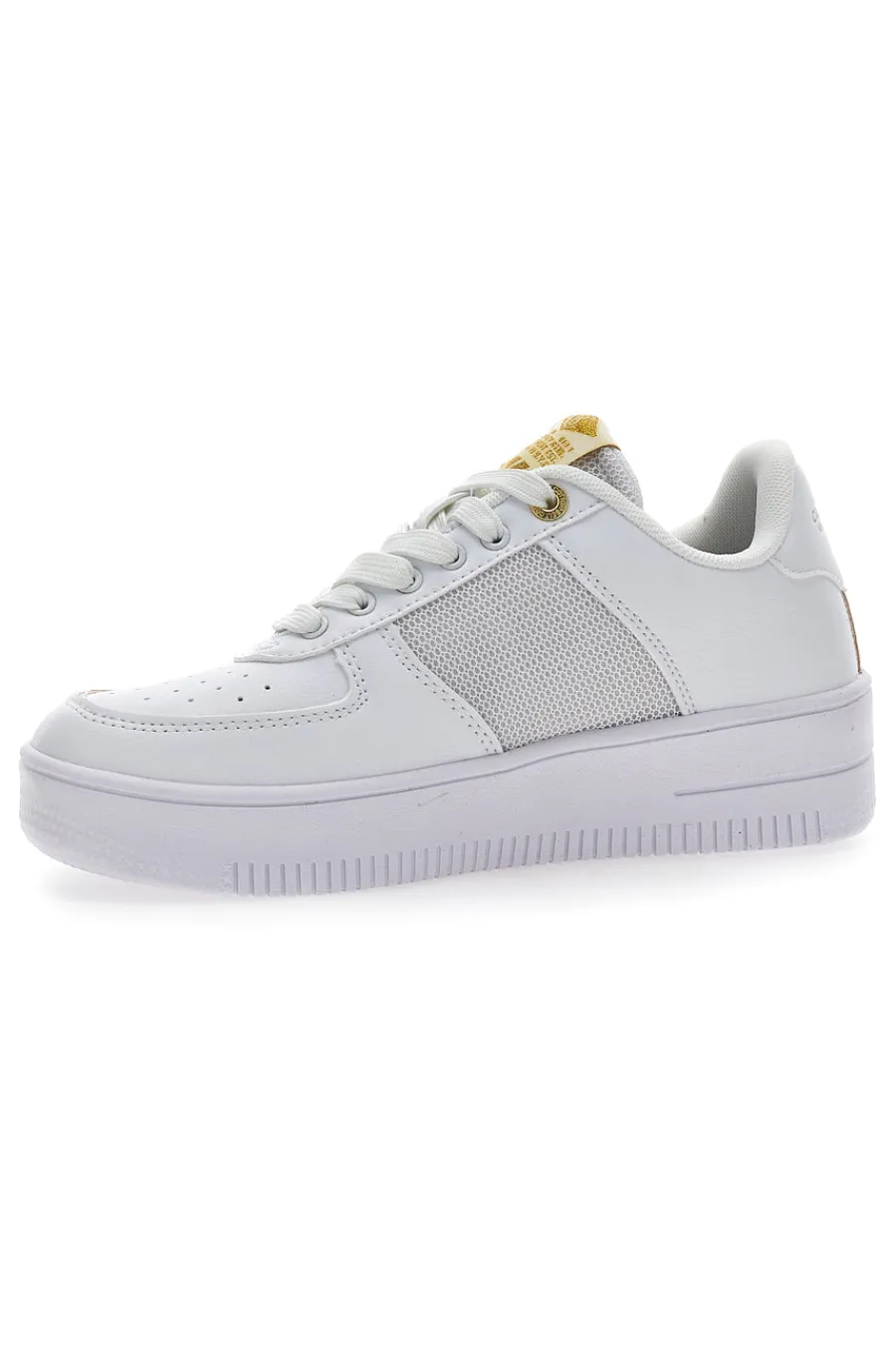 Sneakers Platform Bipolar Glitter oro-COTTON BELT Hot