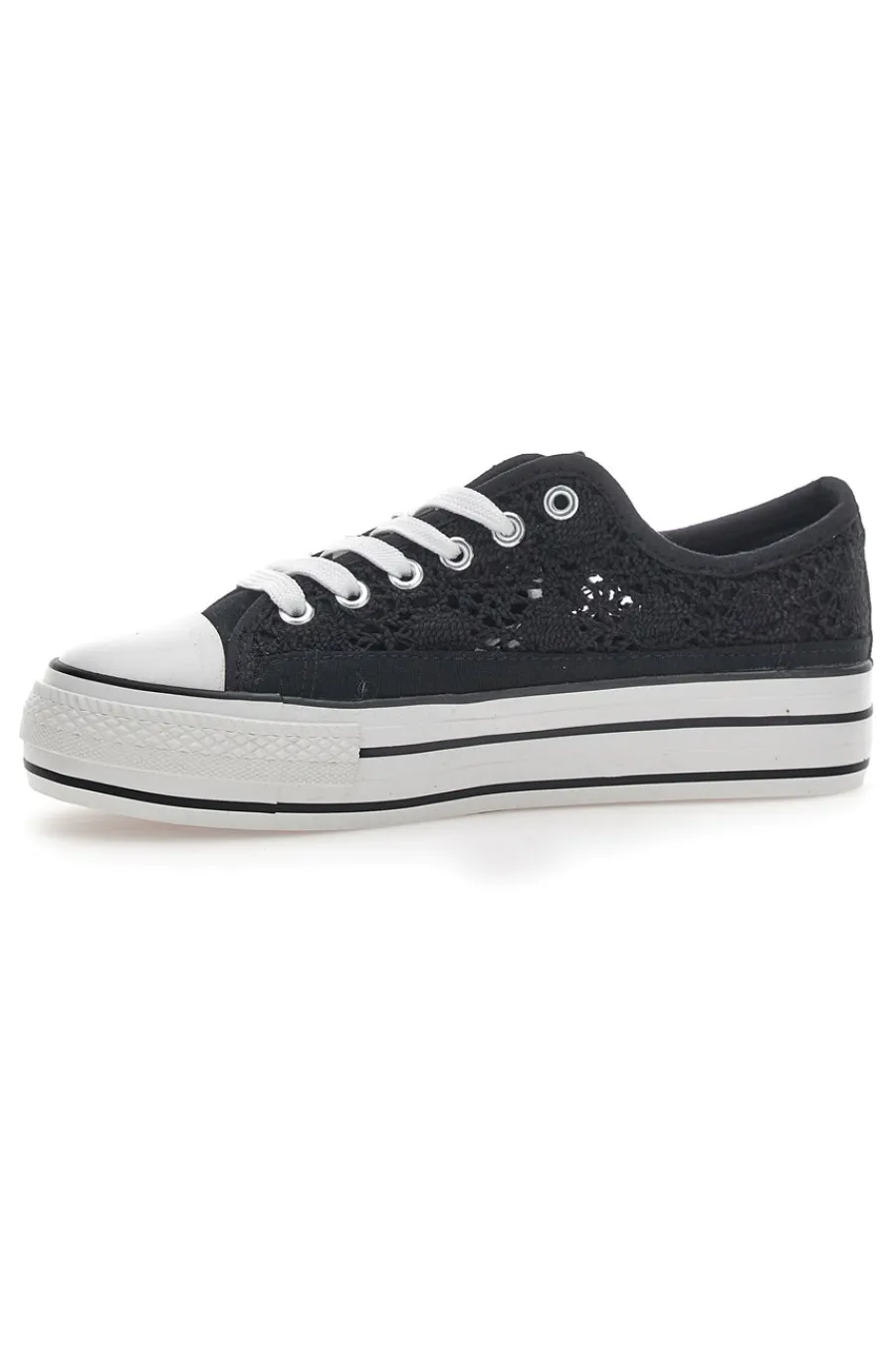 Sneakers Platform 108 Nere-ENERGY Outlet